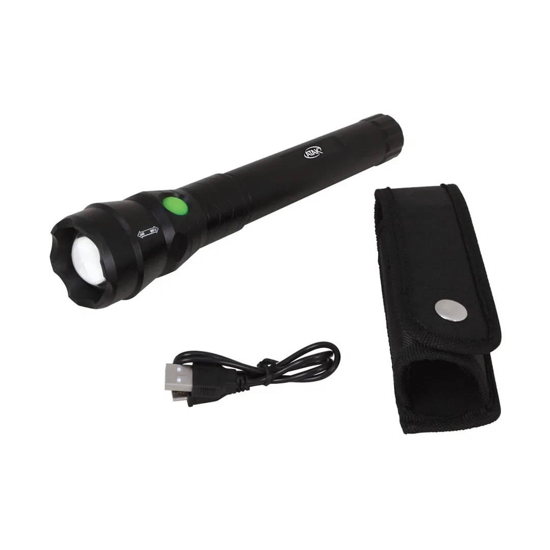 552 – PERFORM TOOL Flashlight, Handheld LED With 1000 Lumens High Beam/ 500 Lumens Low Beam Anodized Black Housing Wi...